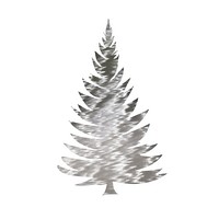Pine tree icon christmas plant white. AI generated Image by rawpixel.