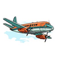 Airplane airplane aircraft airliner. AI generated Image by rawpixel.