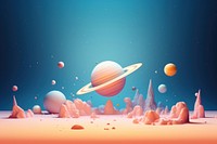 A space background planet nature night. AI generated Image by rawpixel.