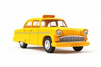 Taxi car vehicle white background. AI generated Image by rawpixel.