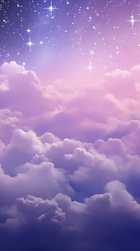 Violet sky backgrounds outdoors fantasy. AI generated Image by rawpixel.