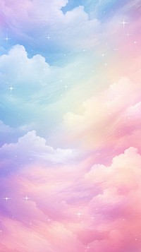 Rainbow galaxy backgrounds outdoors purple. AI generated Image by rawpixel.
