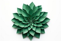 Green flower origami dahlia plant. AI generated Image by rawpixel.