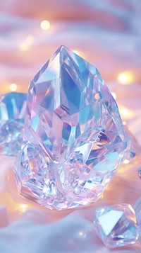 Baby blue crystal backgrounds gemstone. AI generated Image by rawpixel.
