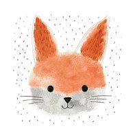 Cute animal head drawing sketch art. AI generated Image by rawpixel.