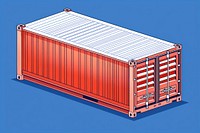 Shipping container line architecture delivering. AI generated Image by rawpixel.
