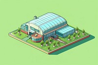 High tec farm diagram grass plant. AI generated Image by rawpixel.