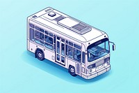 Bus vehicle transportation diagram. AI generated Image by rawpixel.
