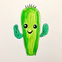 Cactus vegetable anthropomorphic representation. AI generated Image by rawpixel.