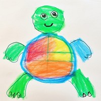 Turtle shape art toy. AI generated Image by rawpixel.