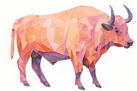 Bull livestock cattle mammal. AI generated Image by rawpixel.