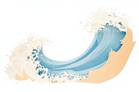 Wave ocean sea splashing. AI generated Image by rawpixel.