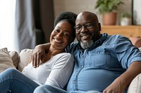 Black middle age couple people adult happy. AI generated Image by rawpixel.