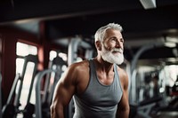 Working out adult gym man. AI generated Image by rawpixel.