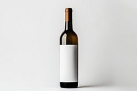 Label wine bottle drink white background refreshment. AI generated Image by rawpixel.