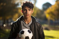 Mexican young man football sports day. AI generated Image by rawpixel.