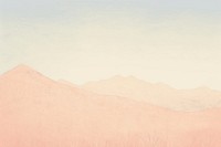 Mountain background backgrounds outdoors drawing. AI generated Image by rawpixel.