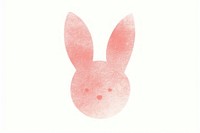 Bunny mammal white background representation. AI generated Image by rawpixel.