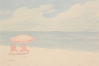 Beach background architecture furniture outdoors. AI generated Image by rawpixel.