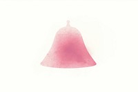 Bell white background lighting magenta. AI generated Image by rawpixel.