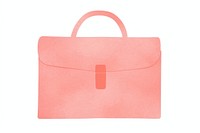 Pink bag handbag purse white background. AI generated Image by rawpixel.