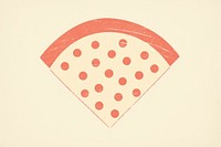 Pizza pattern drawing circle. AI generated Image by rawpixel.