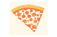 Pizza food white background confectionery. AI generated Image by rawpixel.
