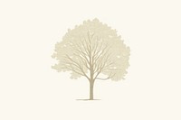 Tree outdoors drawing sketch. AI generated Image by rawpixel.