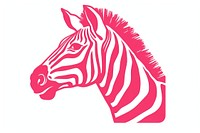 Zebra animal mammal white background. AI generated Image by rawpixel.