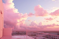 Cloud sky architecture building. 