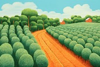 Apple plantation agriculture outdoors nature. AI generated Image by rawpixel.