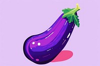 An eggplant vegetable food freshness. AI generated Image by rawpixel.
