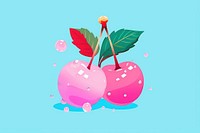 A cherry fruit plant food. AI generated Image by rawpixel.
