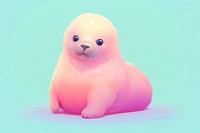 A sea lion animal mammal seal. AI generated Image by rawpixel.