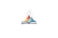 Book logo white background publication. AI generated Image by rawpixel.