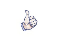 Hand thumbs up finger symbol logo. AI generated Image by rawpixel.