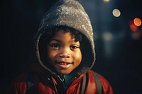 A little black kid photography portrait outdoors. AI generated Image by rawpixel.