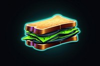 Sandwich bread light food. AI generated Image by rawpixel.
