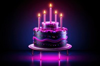 Birthday cake dessert light food. AI generated Image by rawpixel.