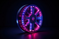 Movie film purple light wheel. AI generated Image by rawpixel.