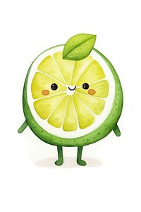Sliced lime dancing grapefruit lemon plant. AI generated Image by rawpixel.