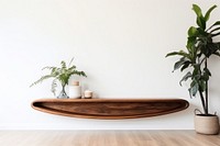 Wooden board furniture hardwood shelf. AI generated Image by rawpixel.