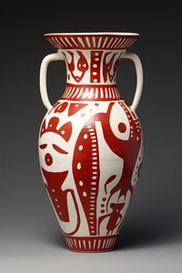 African tribal vase art porcelain pottery. AI generated Image by rawpixel.