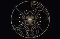 Zodiac sign line logo creativity. AI generated Image by rawpixel.