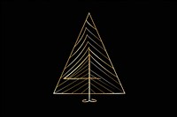 Christmas pine tree christmas symbol line. AI generated Image by rawpixel.