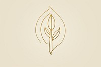Olive line logo calligraphy. AI generated Image by rawpixel.