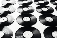 Black records backgrounds technology repetition. AI generated Image by rawpixel.