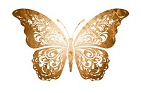 Butterfly pattern stencil white background. AI generated Image by rawpixel.