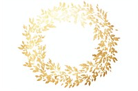Holly wreath pattern gold white background. AI generated Image by rawpixel.