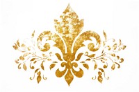 Lilly chandelier pattern gold. AI generated Image by rawpixel.